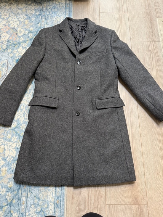 J. Crew Other - J. Crew Men’s Ludlow Overcoat Grey Italian Wool-Cashmere suiting topcoat formal